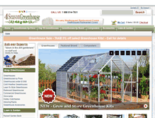 Tablet Screenshot of 4seasongreenhouse.com